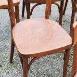 Set of 12 old Thonet bistro chairs