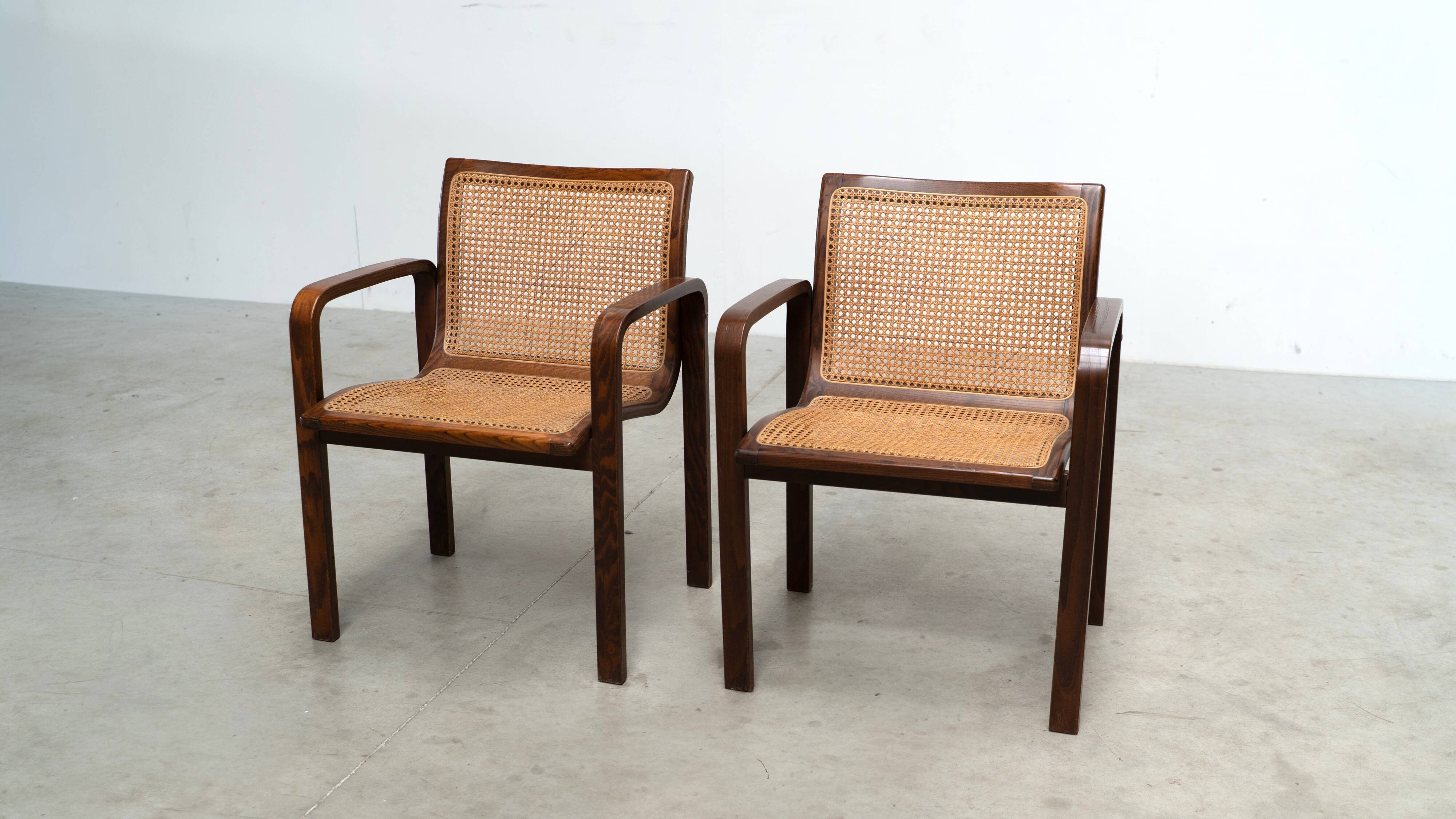 Set of four armchairs by Olivo Pietro