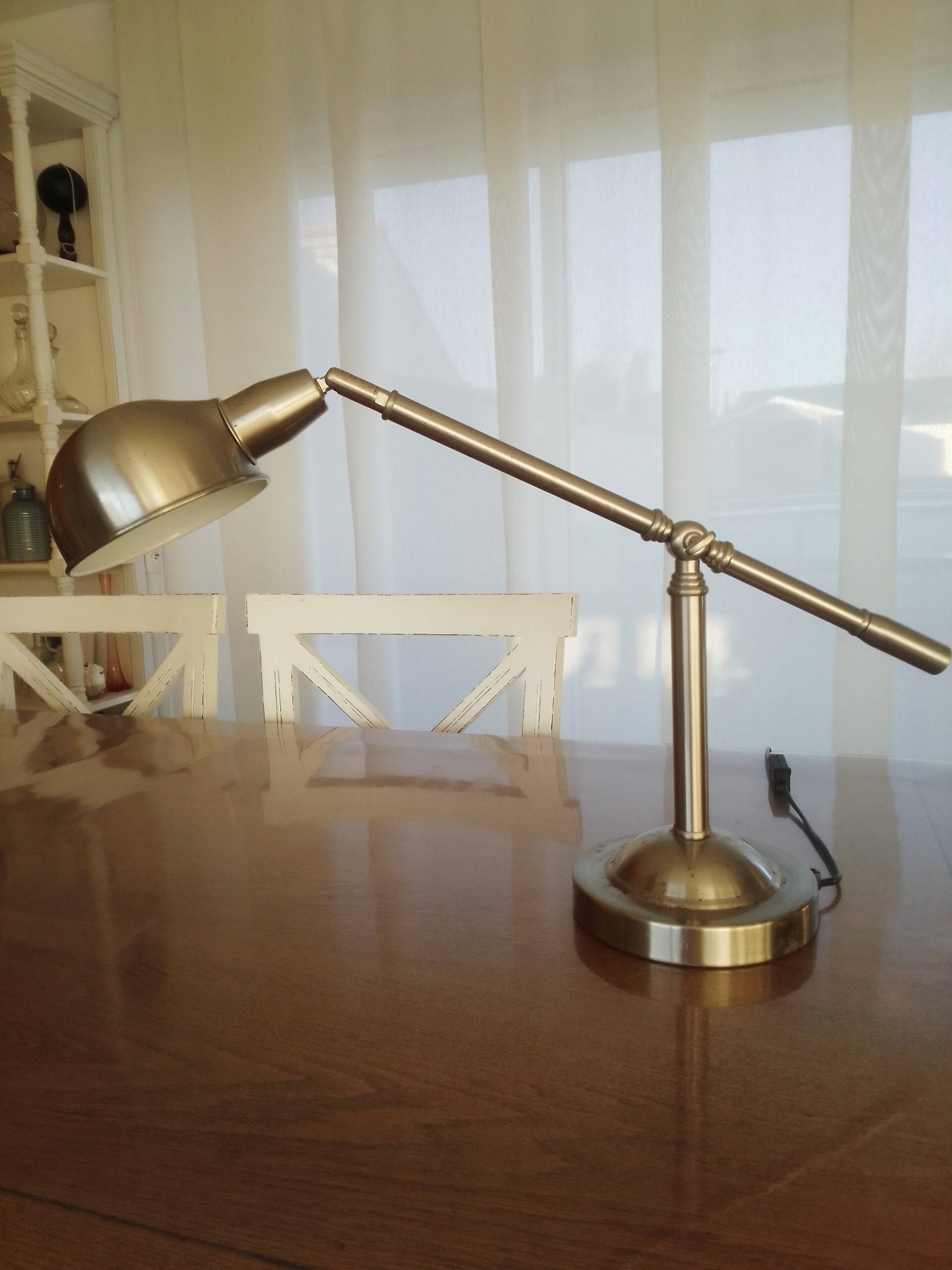 Chrome desk lamp Seylumière model 0033574
