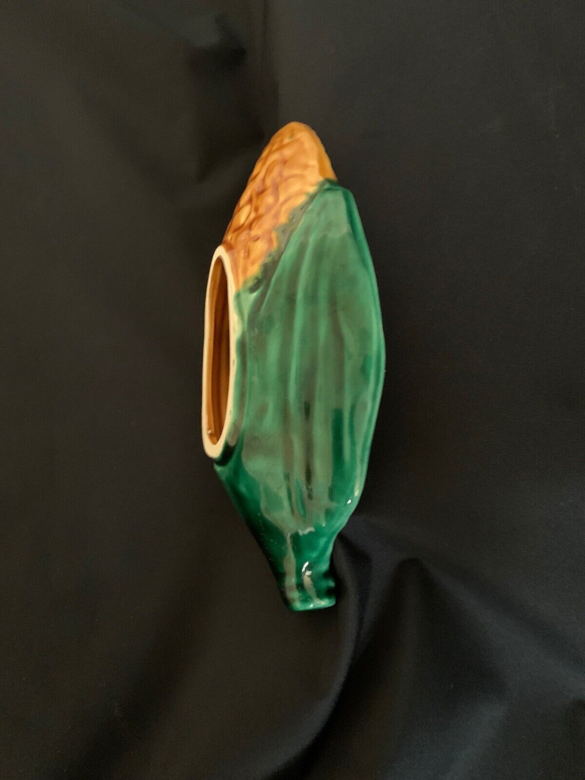 Trinket bowl in the shape of corn cobs signed Vallauris