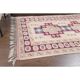 Vintage Turkish Oushak Handmade Wool Cotton Beige Area Rug 121x175