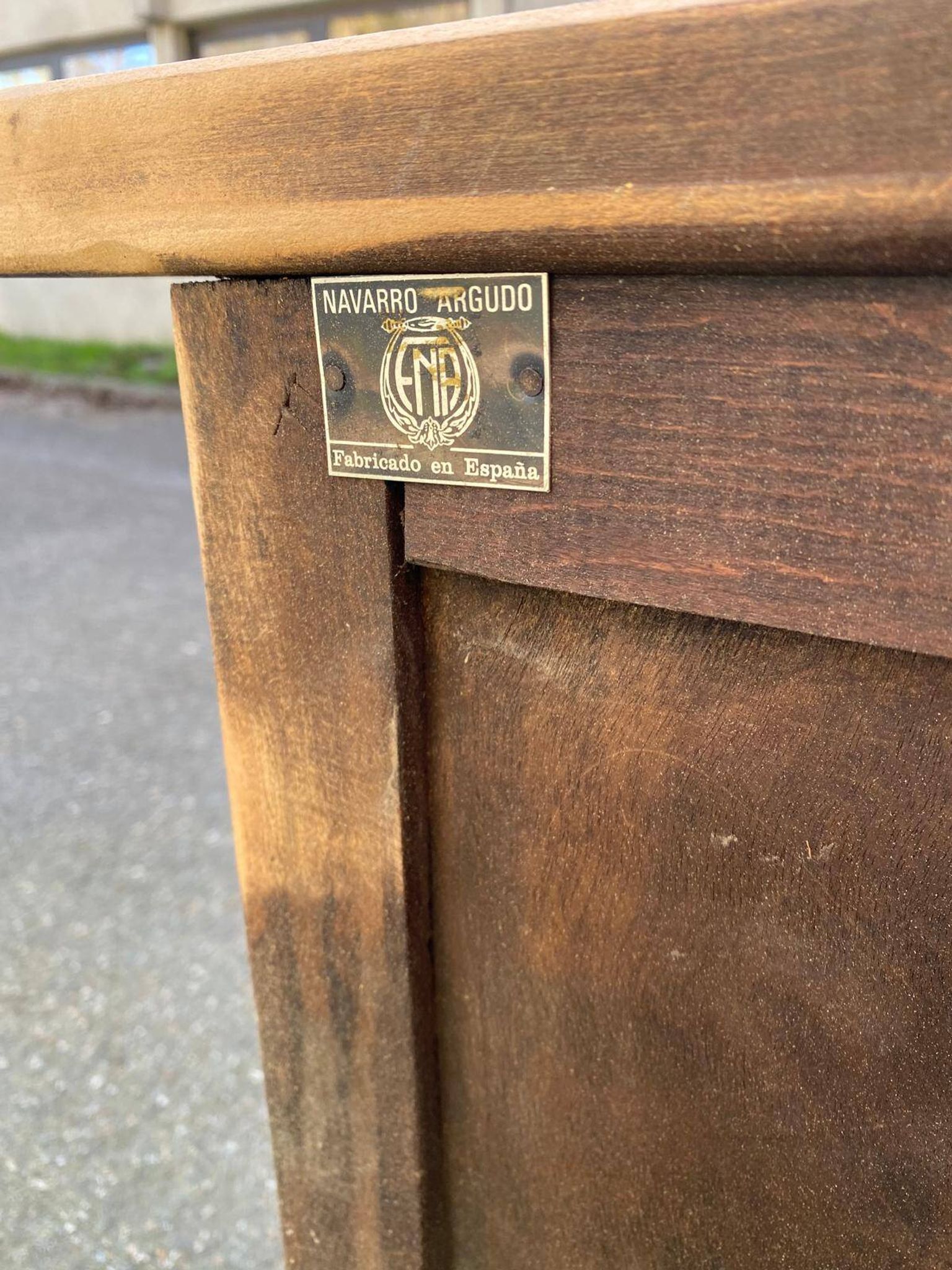 Commode espagnole rénovée en bois massif Navarro Argudo