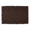 Tapis kilim de zone, kilim turc noué à la main en laine vintage, tapis de 283 cmx 192 cm