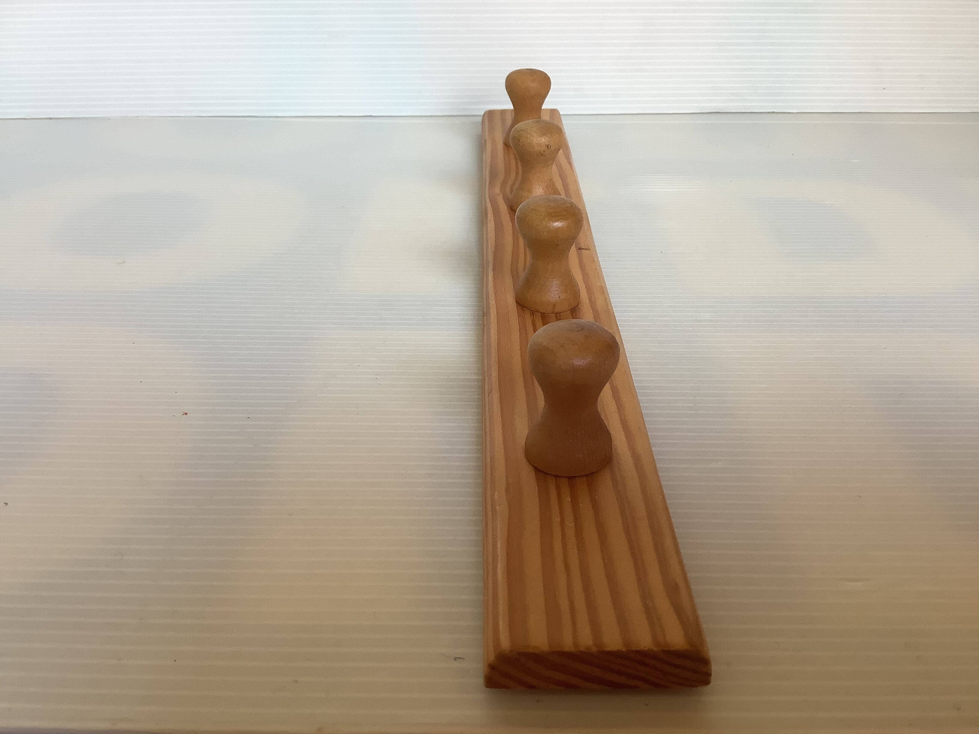 Dish towel rack Scandinavian pine coat rack