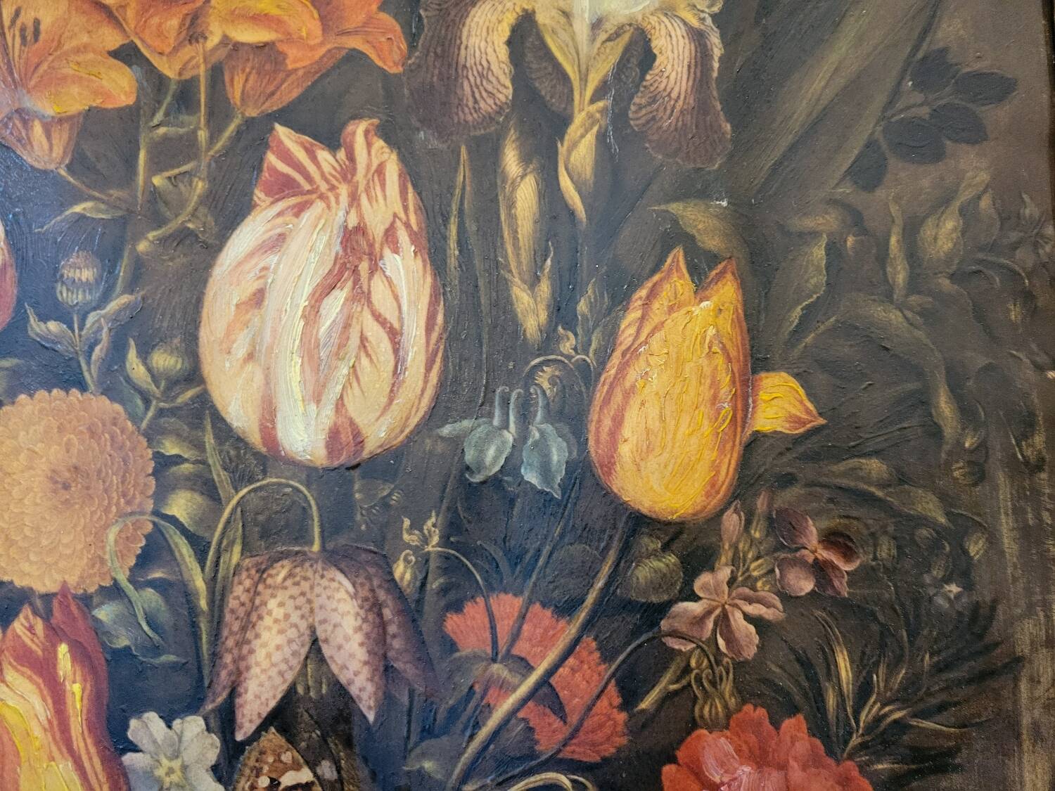Still life Bouquet of flowers in oil