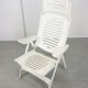 Fauteuil pliant danois vintage avec 5 positions