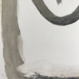 Lithographie originale signée au crayon, Bram van Velde, sans titre, 1975