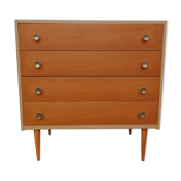 Vintage four-drawer chest of drawers