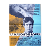 Original cinema poster "The House of Bories" Marie Dubois, Matthieu Carrière
