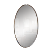 1930s oval mirror - 66x38cm