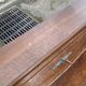 Bureau secrétaire scriban sous pente avec 3 tiroirs style Louis XV