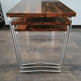 Set de 3 tables gigognes 70s