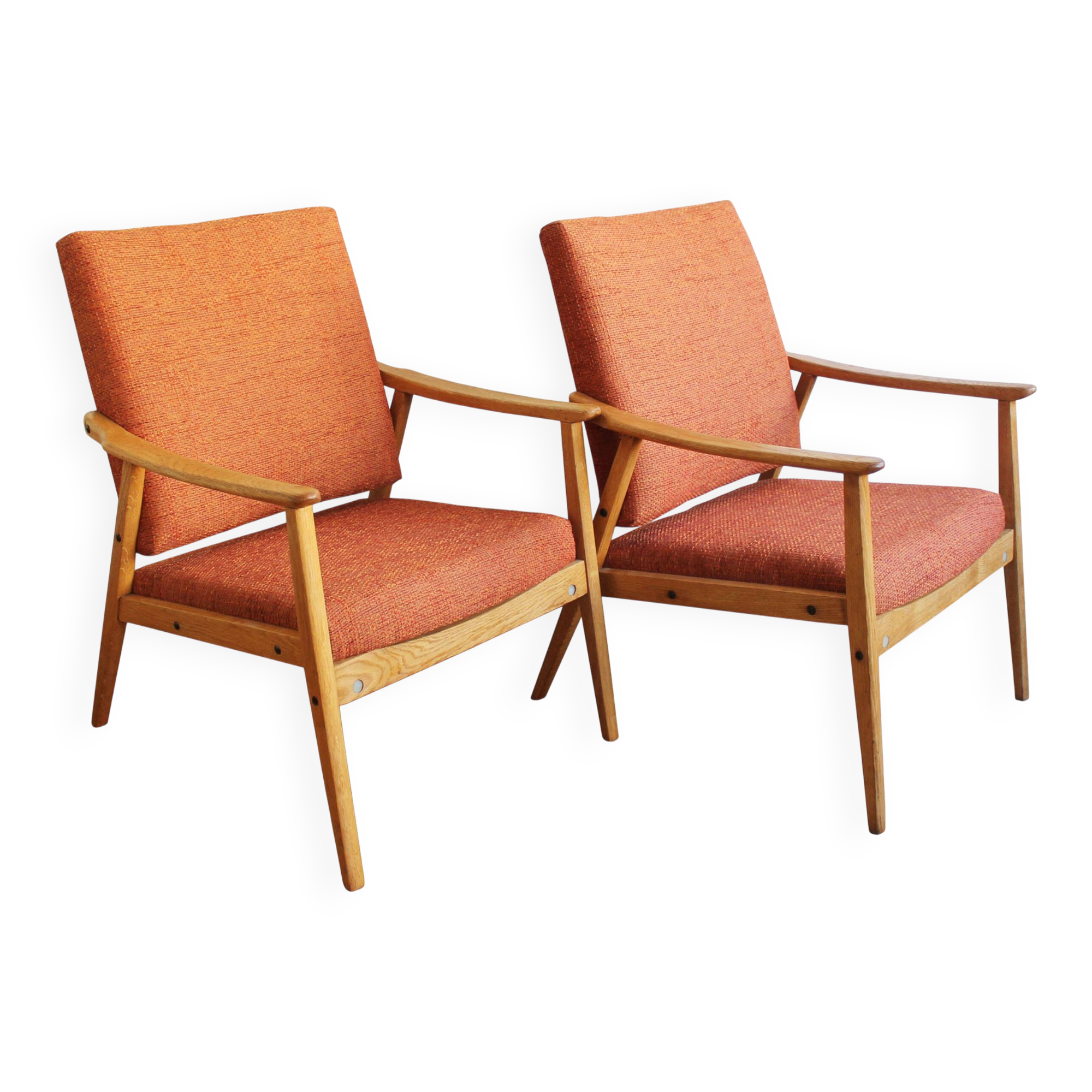 1960s Pair of Mid-Century Armchairs