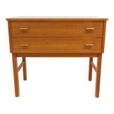 Scandinavian teak chest of drawers, Carlström, Sweden, 1950