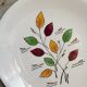 Seven vintage plates in fine earthenware from Gien service Gentilly