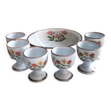 Set of 6 shells with stoneware cup Bergère de France
