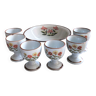 Set of 6 shells with stoneware cup Bergère de France