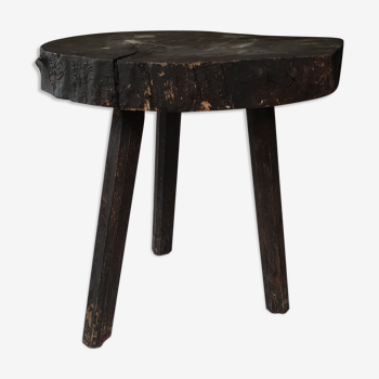 Tabouret de traite "brutaliste"