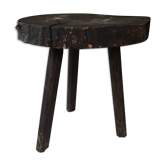Tabouret de traite "brutaliste"