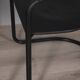 Paire de chaises "Canasta" en métal et cuir des années 1970 conçues par Arrben