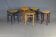 5 tabourets bistrot assise cannée, Thonet , Baumann ,1890 à 1930