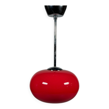 1960s 1970s Pendant Light Glass Ceiling Lamp Space Age Design