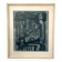 Vintage abstract engraving signed R. Masuda – Japan, 1960s–70s