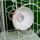 Two-tone White and Red Lamp in Powder-Coated Metal, Ikea PS2017 by Metali Crasset, Cordless for Indoor/Outdoor