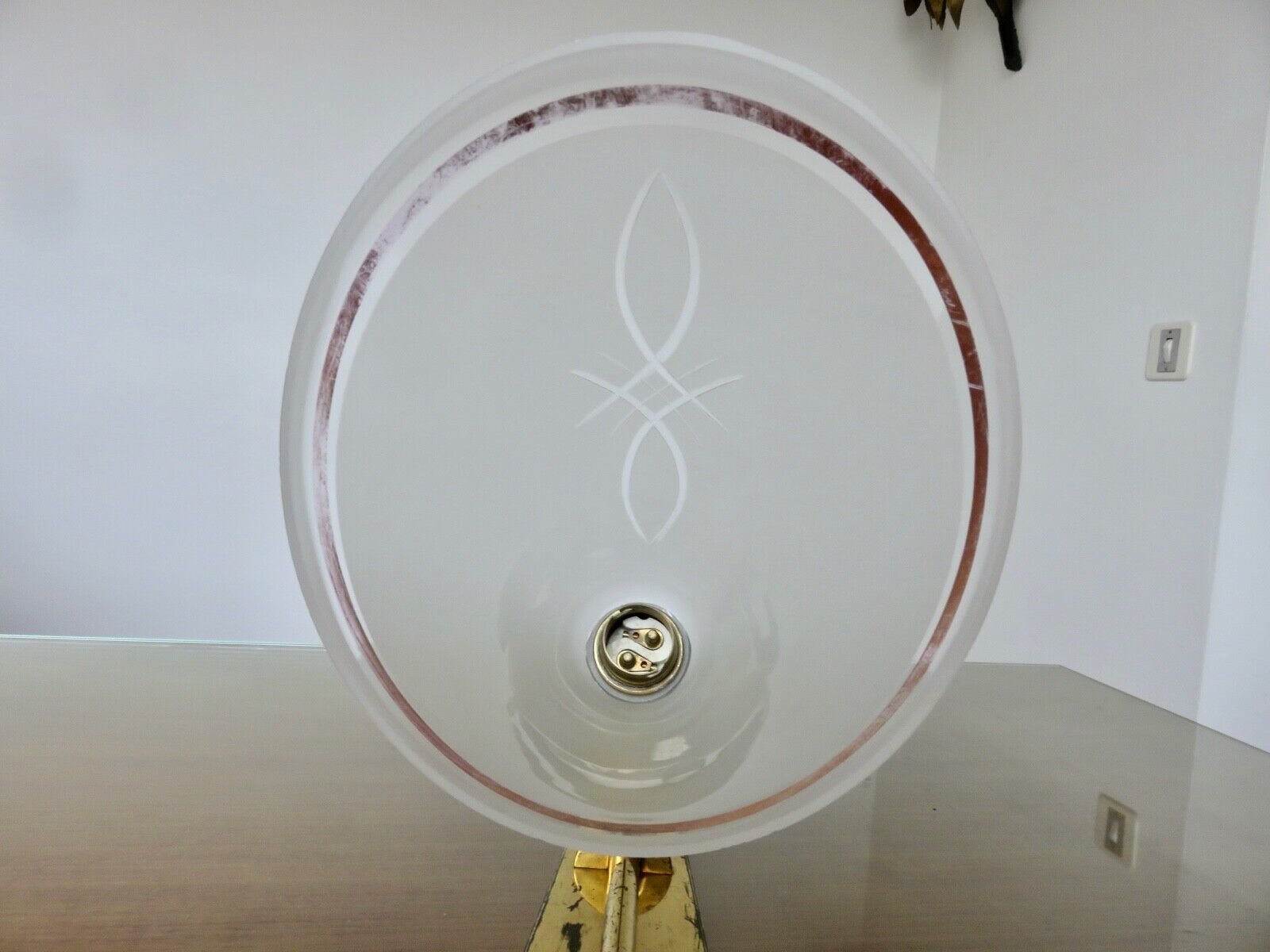 Pair of large wall lamps art deco 1930