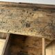 Old carpenter's workbench