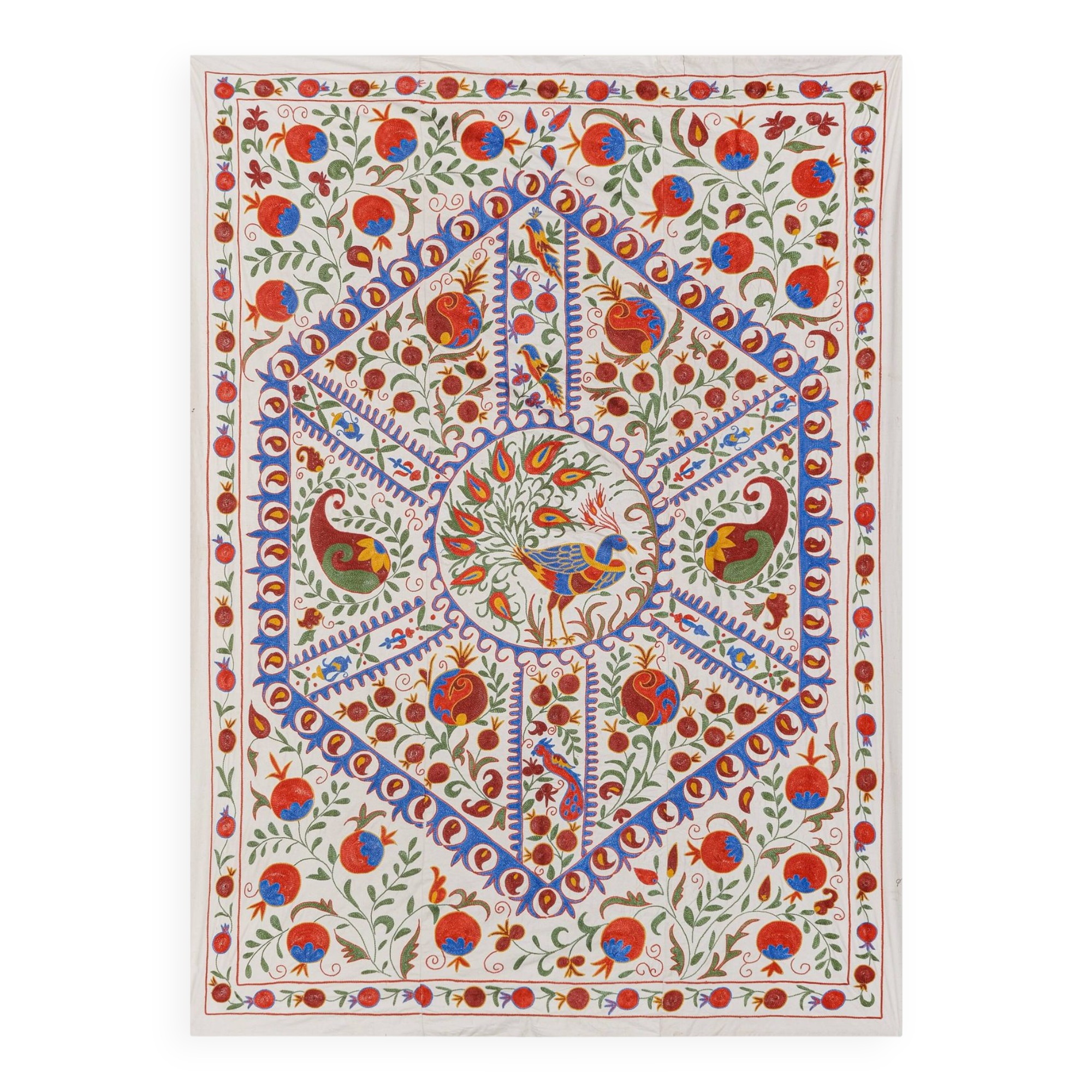 Hand knotted rug, vintage Turkish rug 145x195 cm