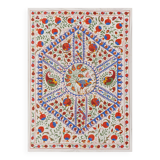 Hand knotted rug, vintage Turkish rug 145x195 cm