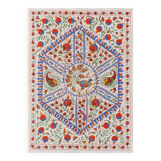 Tapis noué à la main, tapis turc vintage 145x195 cm