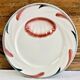 Set of 6 old Digoin Sarreguemines asparagus slushie plates
