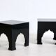 Pair of coffee tables. France 80s.