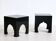 Pair of coffee tables. France 80s.