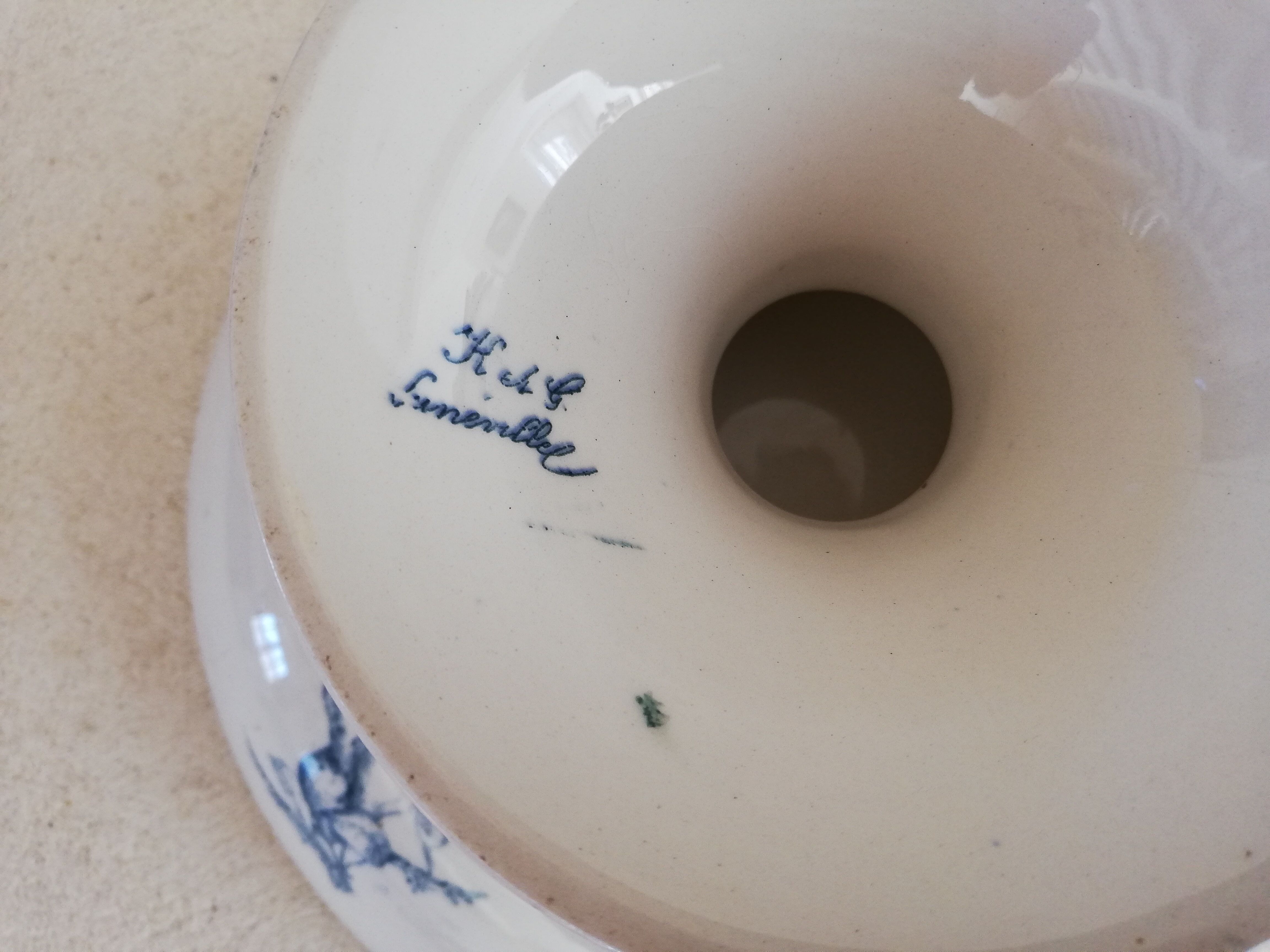 Compotier land of iron Lunéville