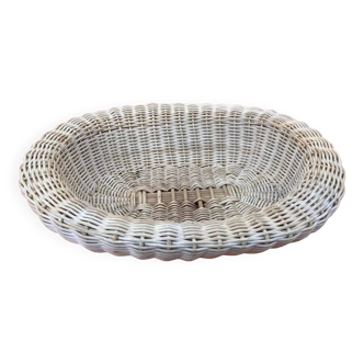 Bread basket soft woven wicker