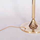 Lampadaire restauré du milieu du siècle en laiton, par Kamenický Šenov, Tchèque, 1960