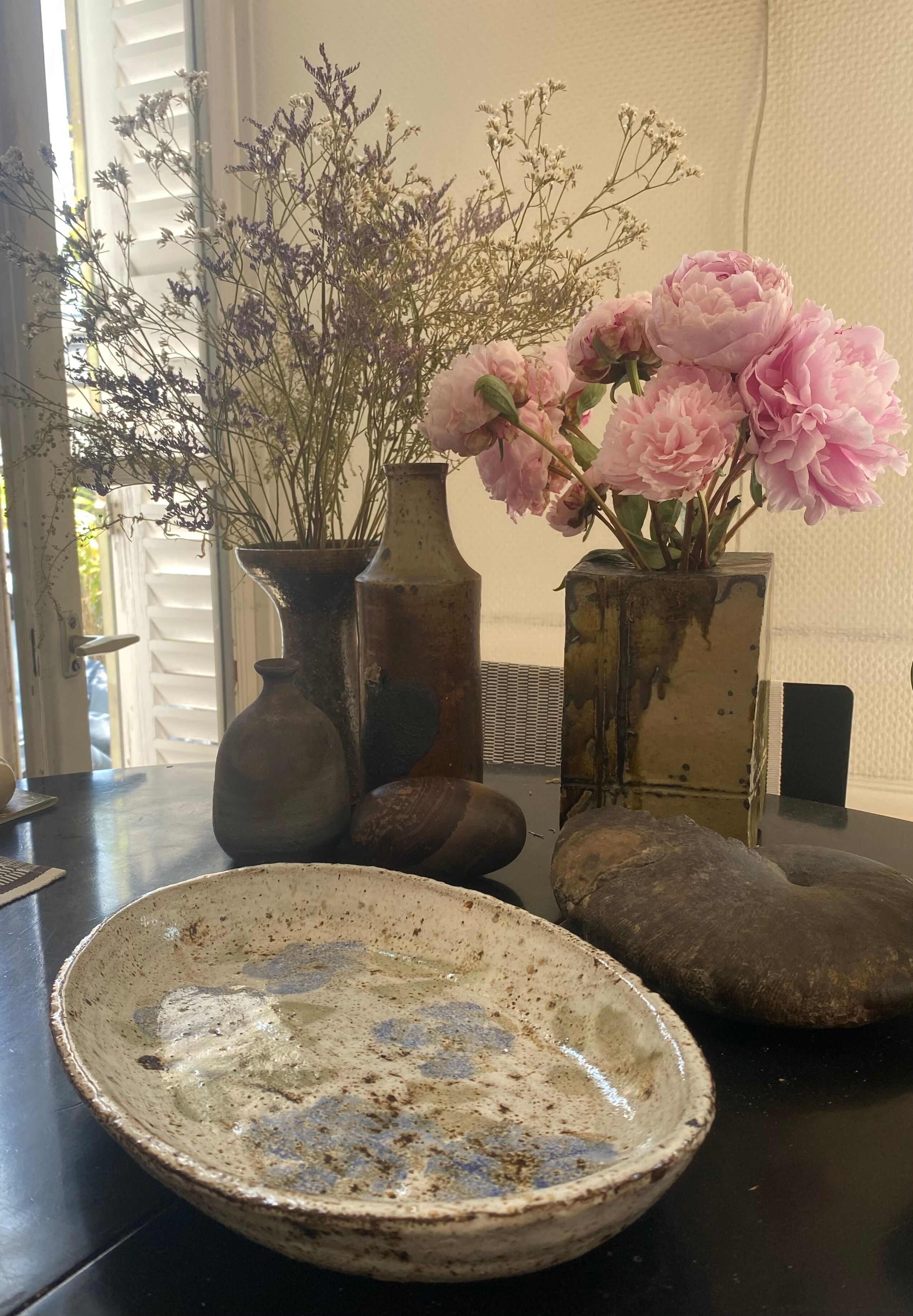 Ceramic dish Vallauris 1960