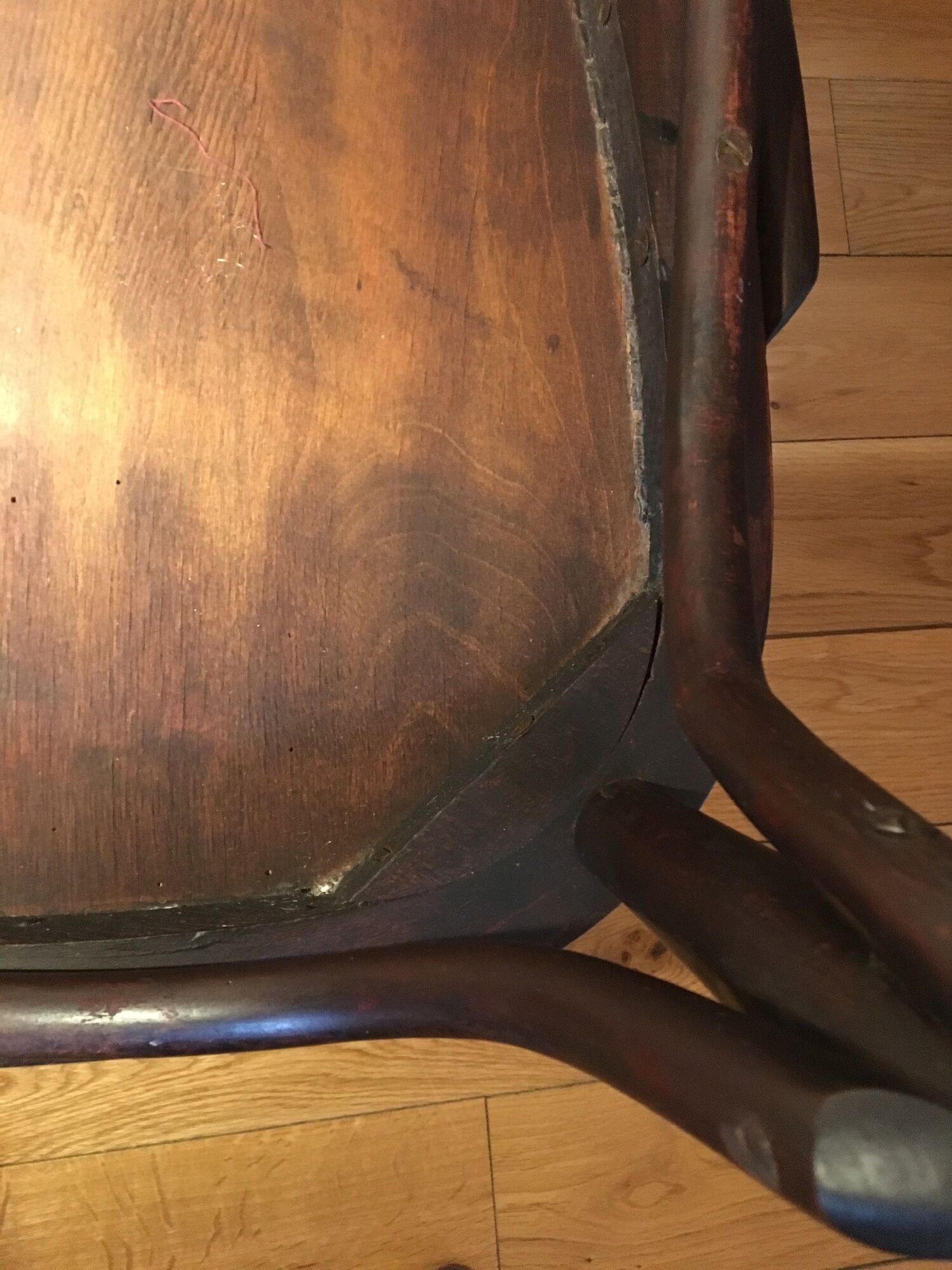 Armchair of workshop stamped Walter Baumann n * 22 - 1930