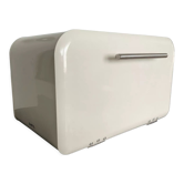 Boîte en pain style retro gusta en métal blanc
