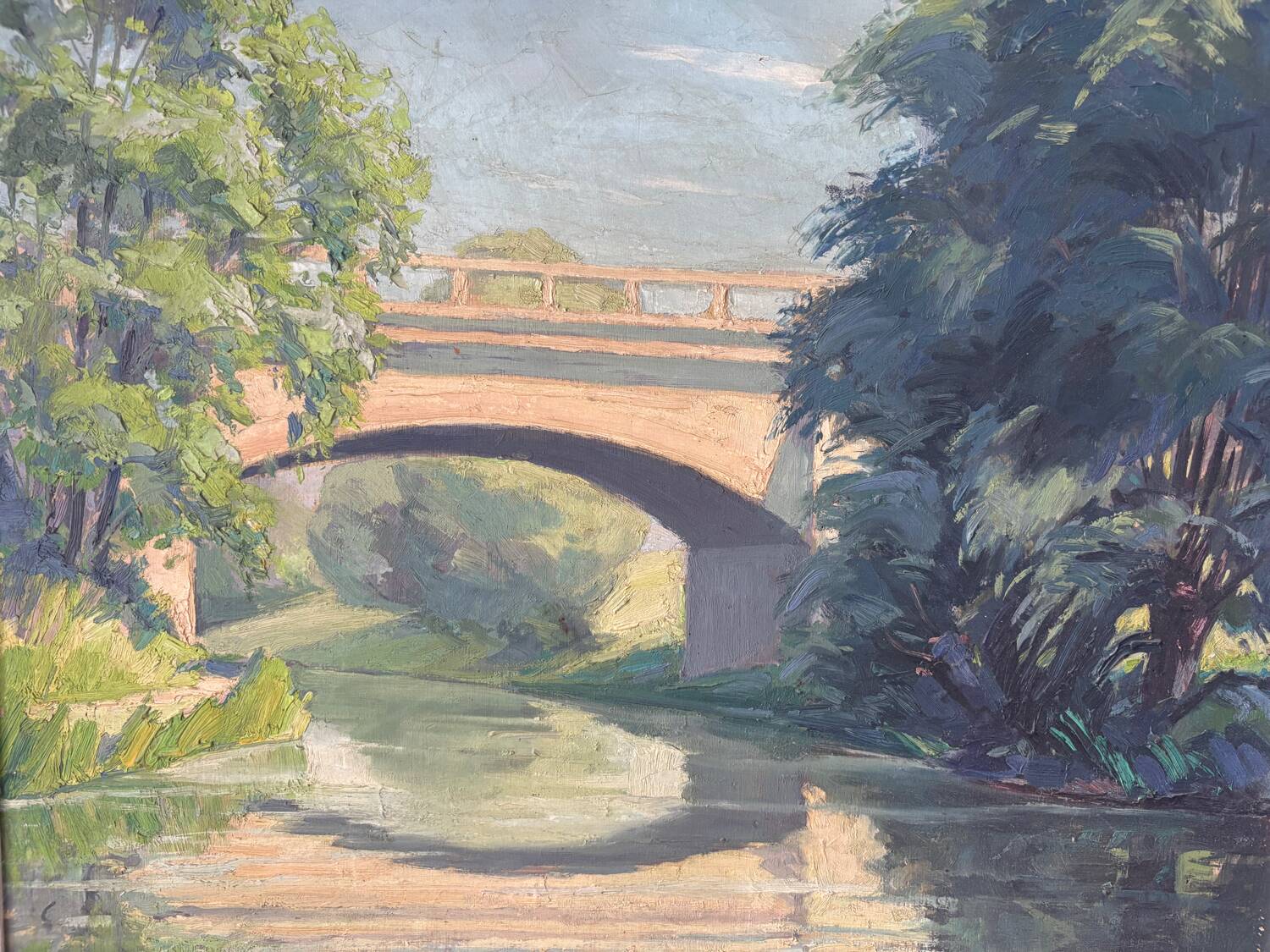 Paysage de pont du XXEME siècle