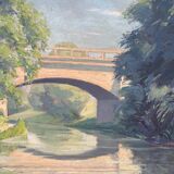 Paysage de pont du XXEME siècle