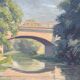 20th century bridge landscape