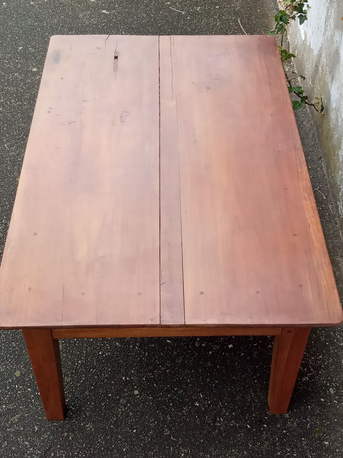 Cherry wood coffee table