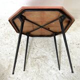 Canteen table from the 70s in resin and metal