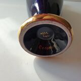 Navy Blue Porcelain Soliflore Vase - Coronetti Cunardo Italy