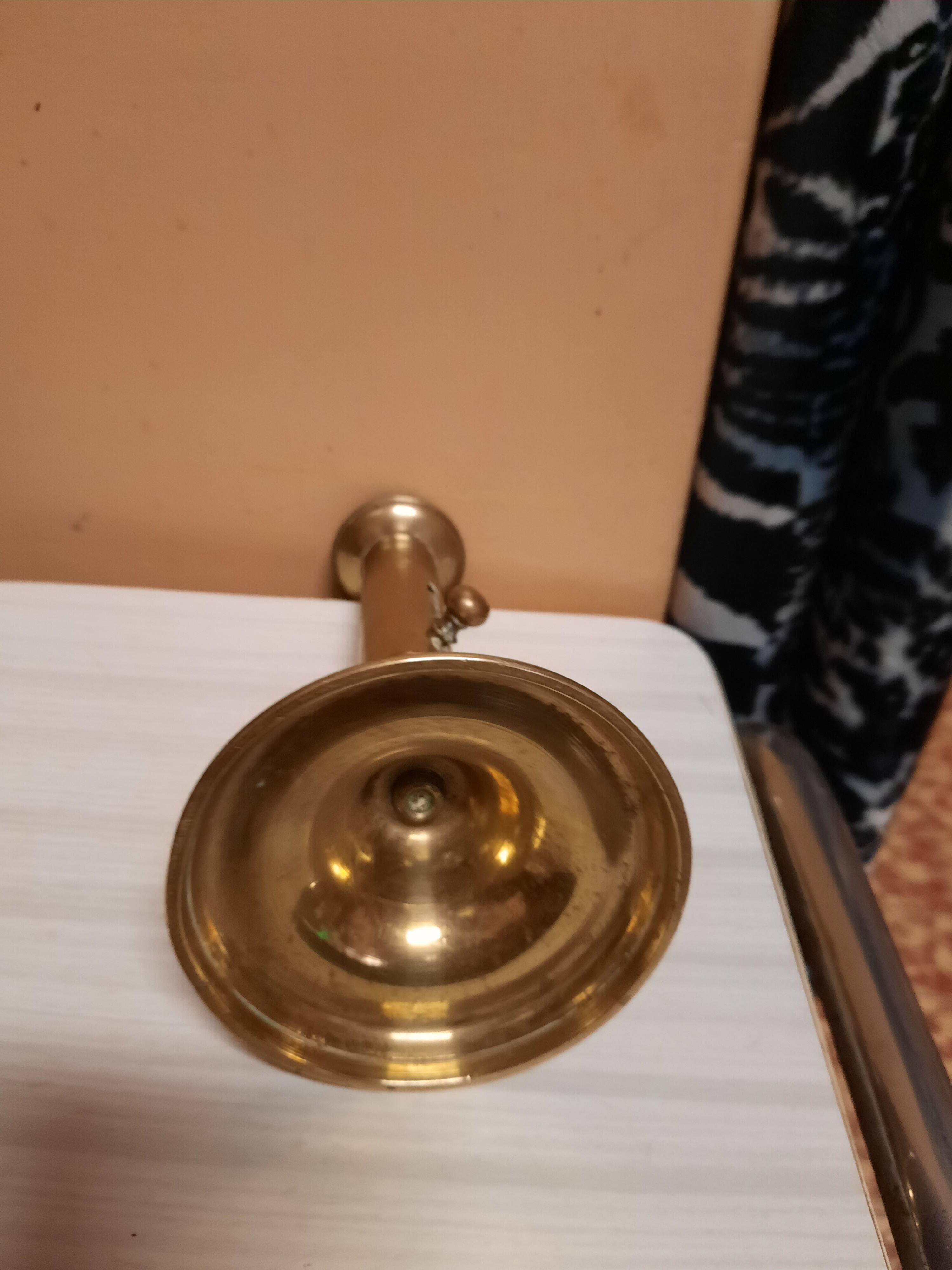 Brass candle holder