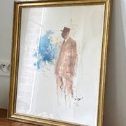 Illustration on vintage paper